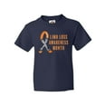 thumbnail image 1 of Inktastic Limb Loss Awareness Prosthetic Leg and Arm Orange Ribbon Youth T-Shirt, 1 of 5