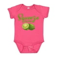 thumbnail image 1 of Inktastic Lime Squeeze the Day Boys or Girls Baby Bodysuit, 1 of 5