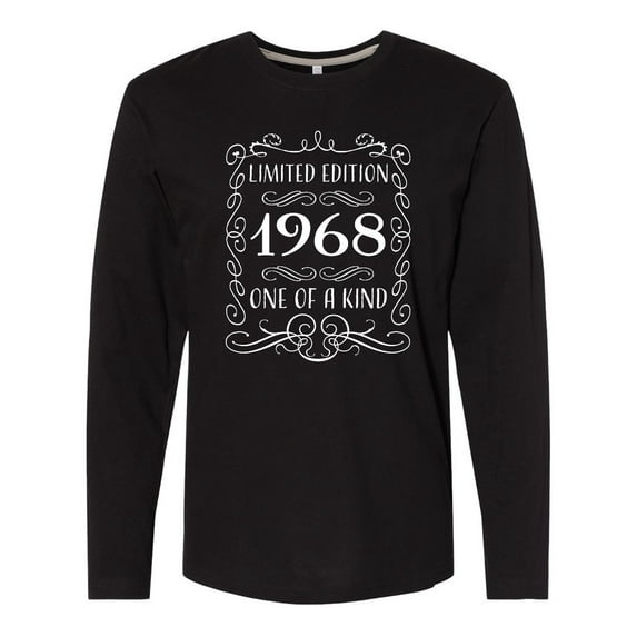 Inktastic Limited Edition 1968 One of a Kind Long Sleeve T-Shirt
