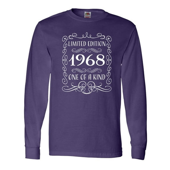 Inktastic Limited Edition 1968 One of a Kind Long Sleeve T-Shirt