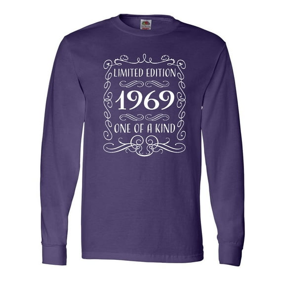 Inktastic Limited Edition 1969 One of a Kind Long Sleeve T-Shirt