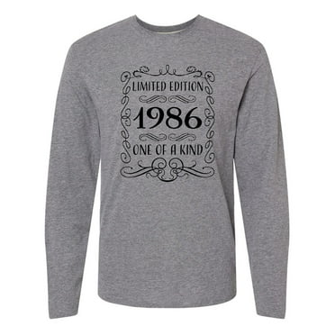 Inktastic Limited Edition 1986 One of a Kind Long Sleeve T-Shirt