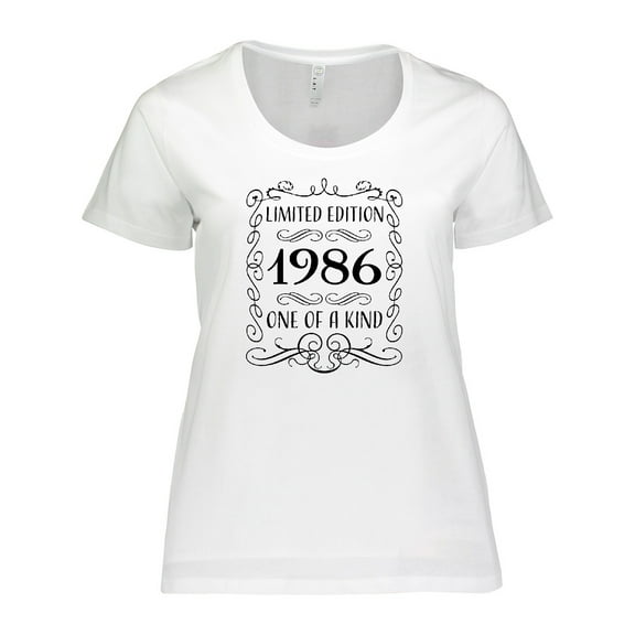 Inktastic Limited Edition 1986 One of a Kind Women's Plus Size T-Shirt