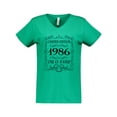 thumbnail image 1 of Inktastic Limited Edition 1986 One of a Kind Women's V-Neck T-Shirt, 1 of 5