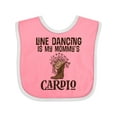 thumbnail image 1 of Inktastic Line Dancing Mommy Cardio Cowgirl Girls Baby Bib, 1 of 4