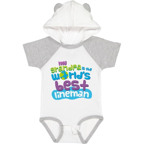 Inktastic Lineman Grandpa Boys or Girls Baby Bodysuit