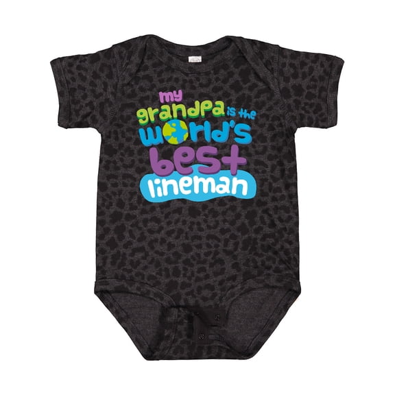 Inktastic Lineman Grandpa Boys or Girls Baby Bodysuit