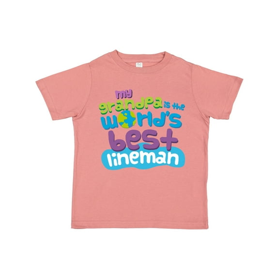 Inktastic Lineman Grandpa Boys or Girls Toddler T-Shirt