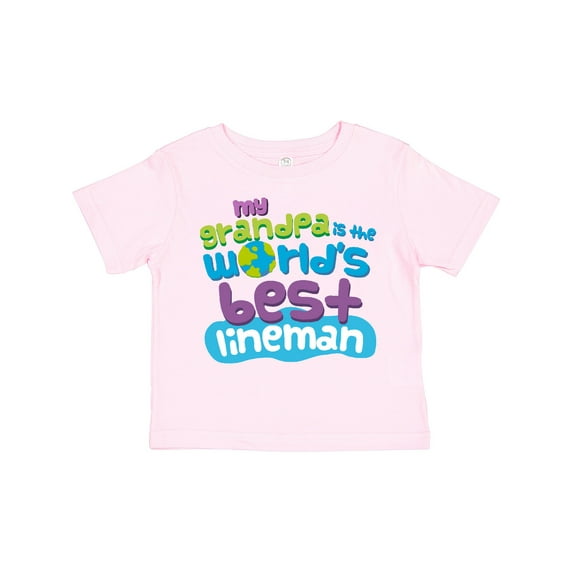 Inktastic Lineman Grandpa Boys or Girls Toddler T-Shirt