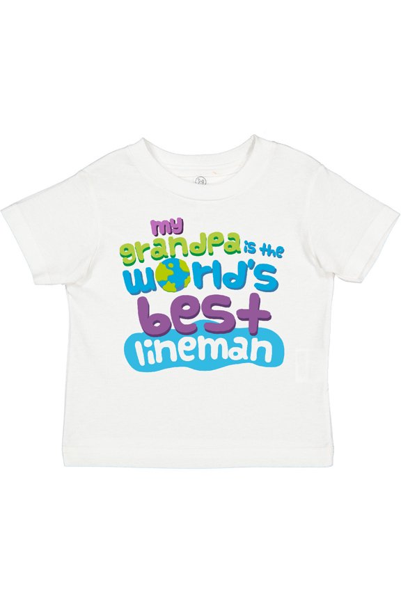 Lineman Grandpa Boys or Girls Toddler T-Shirt