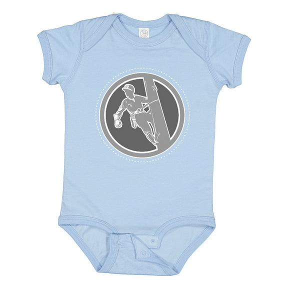 Inktastic Lineman Job Line Worker Boys Baby Bodysuit