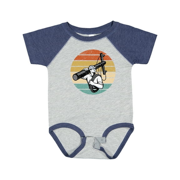Inktastic Lineman Retro Line Worker Boys Baby Bodysuit