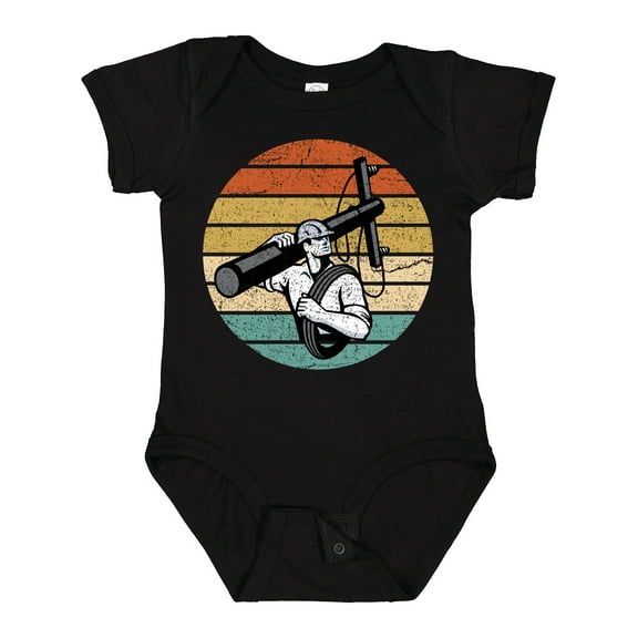 Inktastic Lineman Retro Line Worker Boys Baby Bodysuit