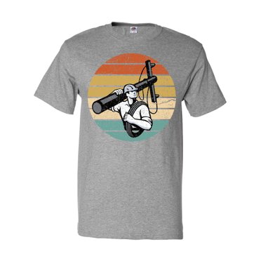 Inktastic Lineman Retro Line Worker T-Shirt