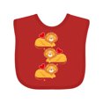 thumbnail image 1 of Inktastic Lion Jungle Animals Boys or Girls Baby Bib, 1 of 4