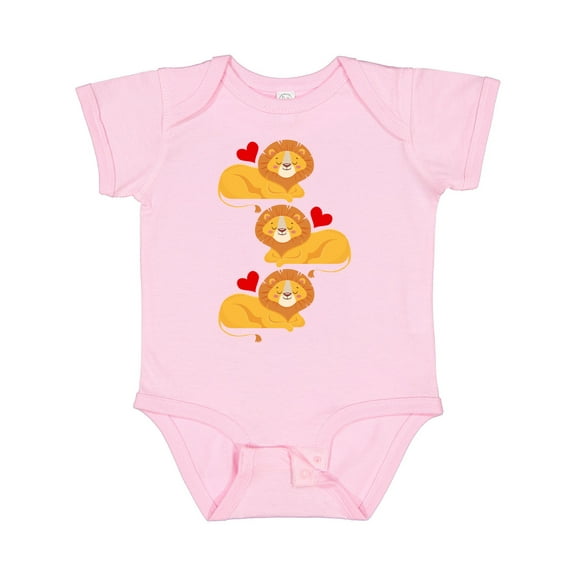 Inktastic Lion Jungle Animals Boys or Girls Baby Bodysuit
