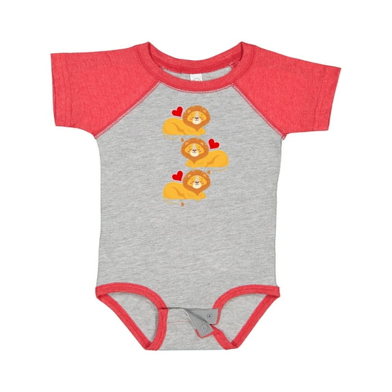 Inktastic Lion Jungle Animals Boys or Girls Baby Bodysuit