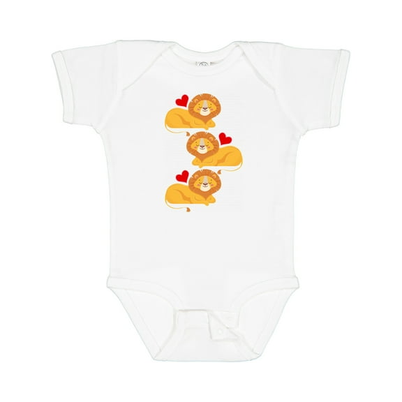 Inktastic Lion Jungle Animals Boys or Girls Baby Bodysuit
