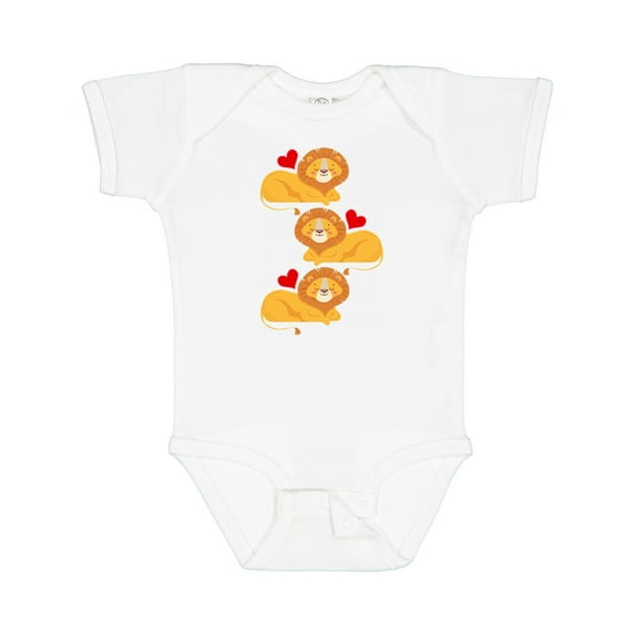 Inktastic Lion Jungle Animals Boys or Girls Baby Bodysuit
