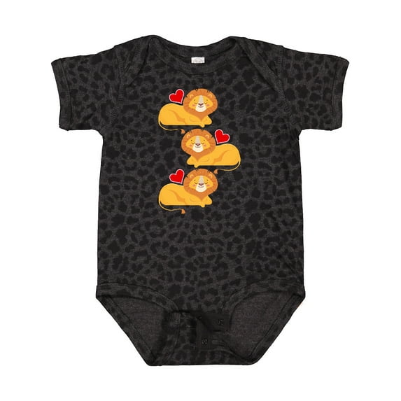 Inktastic Lion Jungle Animals Boys or Girls Baby Bodysuit