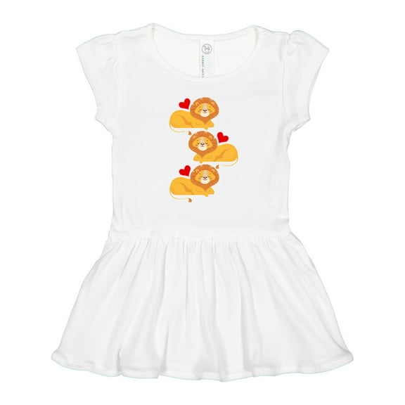 Inktastic Lion Jungle Animals Girls Toddler Dress