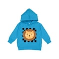thumbnail image 1 of Inktastic Lion Zoo Animal Checkered Toddler Hoodie, 1 of 4