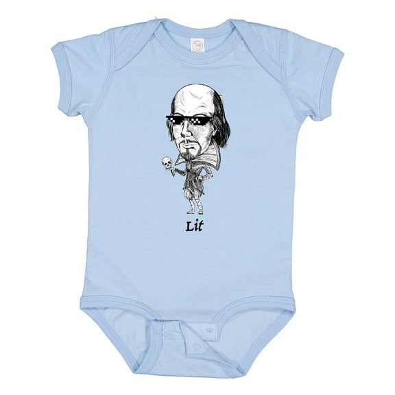 Inktastic Lit Shakespeare Bobble Boys or Girls Baby Bodysuit