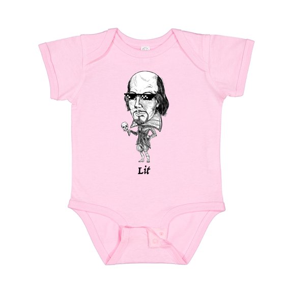 Inktastic Lit Shakespeare Bobble Boys or Girls Baby Bodysuit