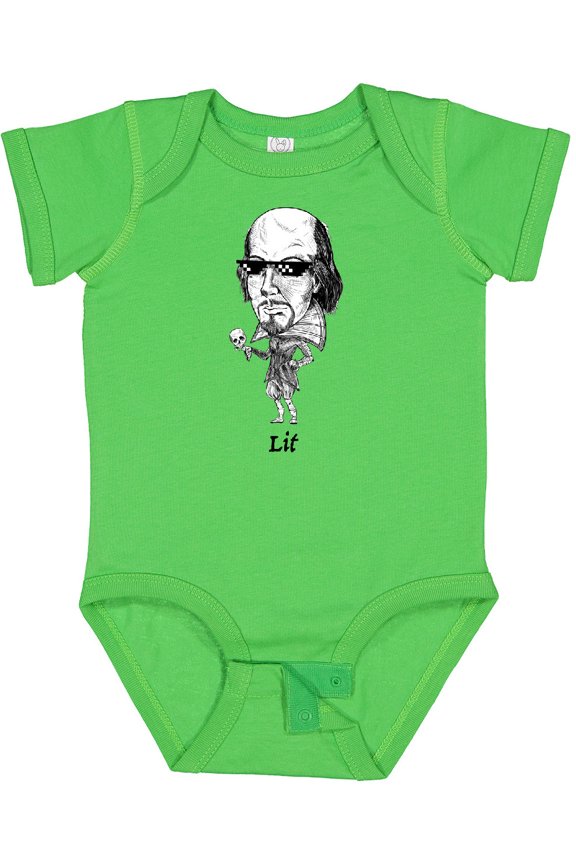 Lit Shakespeare Bobble Boys or Girls Baby Bodysuit