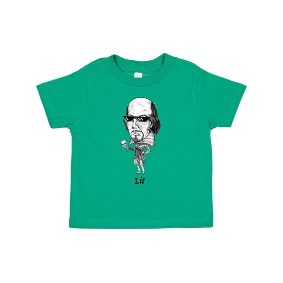 Inktastic Lit Shakespeare Bobble Boys or Girls Toddler T-Shirt