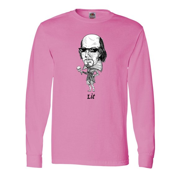 Inktastic Lit Shakespeare bobble Long Sleeve T-Shirt