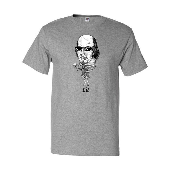 Inktastic Lit Shakespeare bobble T-Shirt