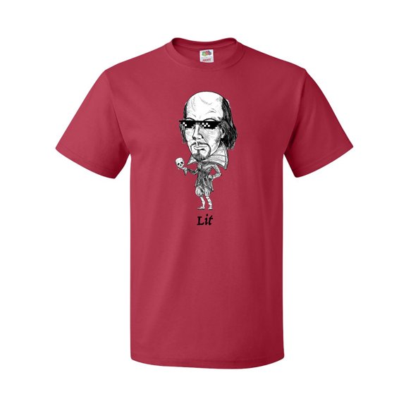 Inktastic Lit Shakespeare bobble T-Shirt