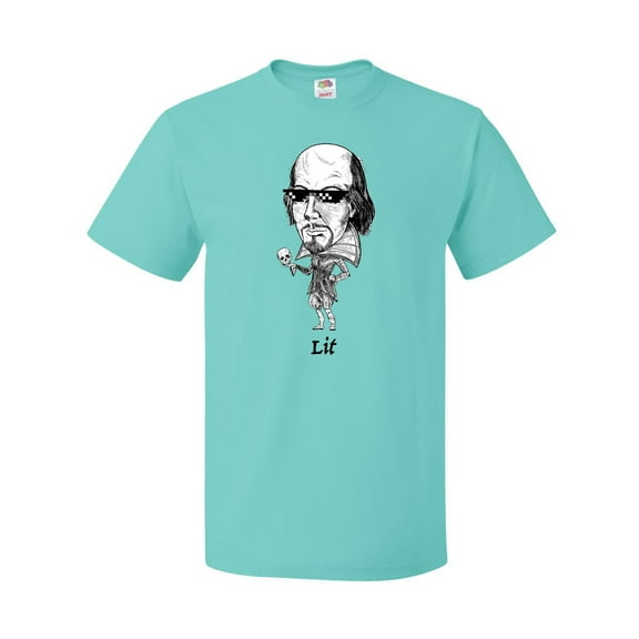 Inktastic Lit Shakespeare bobble T-Shirt