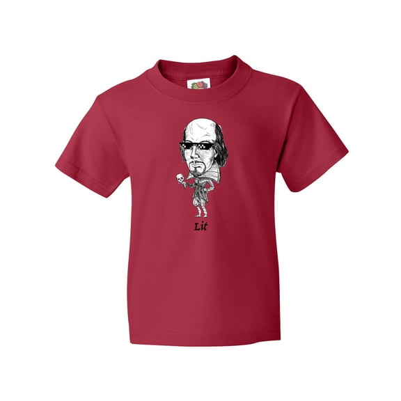 Inktastic Lit Shakespeare bobble Youth T-Shirt