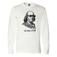 thumbnail image 1 of Inktastic Lit since 1776 Lit Ben Franklin Long Sleeve T-Shirt, 1 of 5
