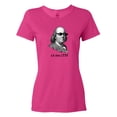 thumbnail image 1 of Inktastic Lit since 1776 Lit Ben Franklin Women's T-Shirt, 1 of 5