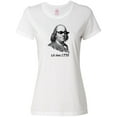 thumbnail image 1 of Inktastic Lit since 1776 Lit Ben Franklin Women's T-Shirt, 1 of 5