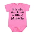 thumbnail image 1 of Inktastic Little Baby, Big Miracle Boys or Girls Baby Bodysuit, 1 of 5