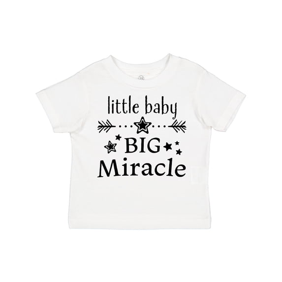 Inktastic Little Baby, Big Miracle Boys or Girls Toddler T-Shirt