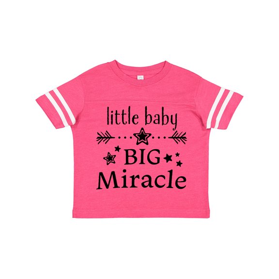 Inktastic Little Baby, Big Miracle Boys or Girls Toddler T-Shirt