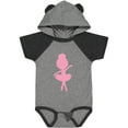 thumbnail image 1 of Inktastic Little Ballerina Girls Baby Bodysuit, 1 of 5