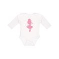thumbnail image 1 of Inktastic Little Ballerina Girls Long Sleeve Baby Bodysuit, 1 of 5