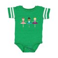 thumbnail image 1 of Inktastic Little Ballerina Trio Girls Baby Bodysuit, 1 of 5