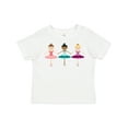 thumbnail image 1 of Inktastic Little Ballerina Trio Girls Toddler T-Shirt, 1 of 5