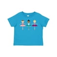 thumbnail image 1 of Inktastic Little Ballerina Trio Girls Toddler T-Shirt, 1 of 5