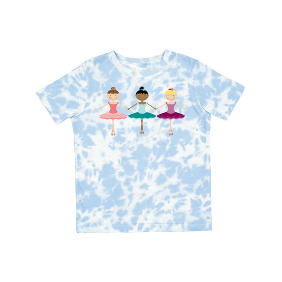 Inktastic Little Ballerina Trio Girls Toddler T-Shirt