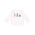 thumbnail image 1 of Inktastic Little Ballerina Trio Toddler Sweatshirt, 1 of 4