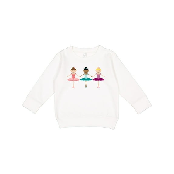 Inktastic Little Ballerina Trio Toddler Sweatshirt