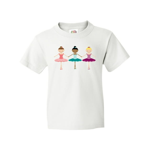 Inktastic Little Ballerina Trio Youth T-Shirt